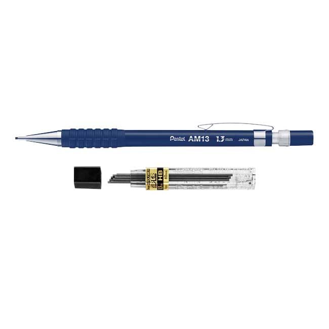 pentel-am13-druckbleistift-1-3-mm-f-r-handwerker-inkl-8-minen image 8