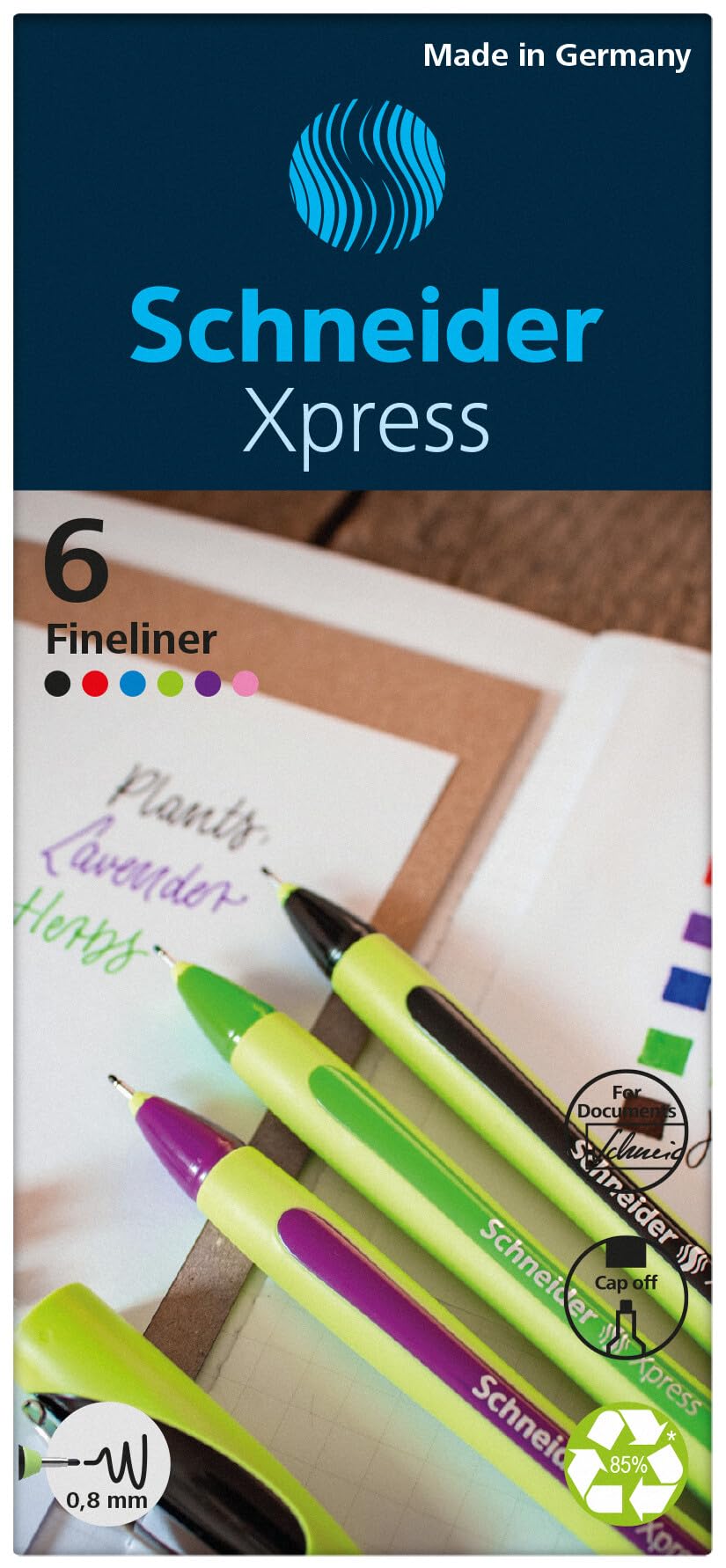 schneider-xpress-fineliner-0-8-mm-6er-set-sortiert image 5