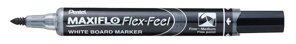 pentel-maxiflo-flex-feel-whiteboard-marker-mwl5sbf-ax-schwarz image 1