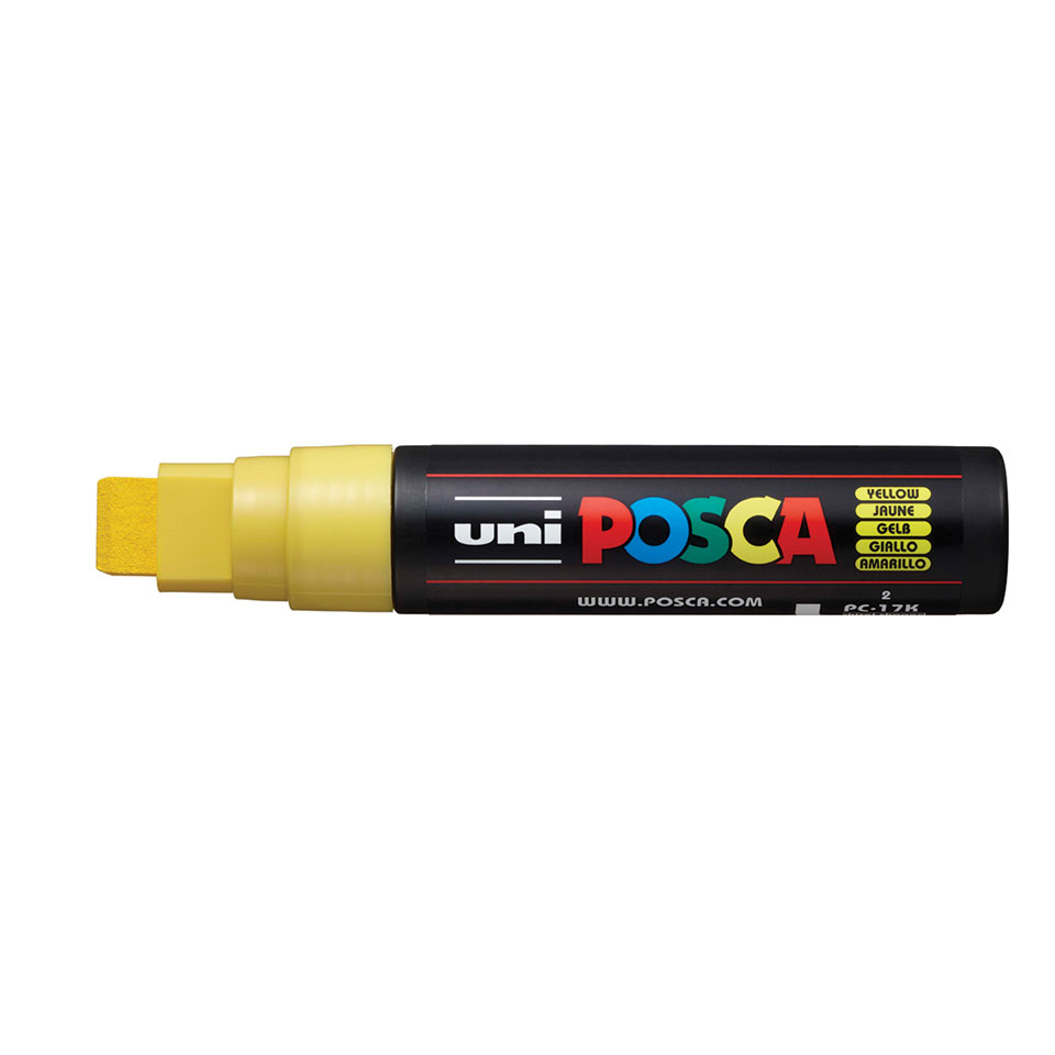 uni-ball-posca-acryl-farbmarker-rechteckspitze-extrabreit-pc-17k image 5