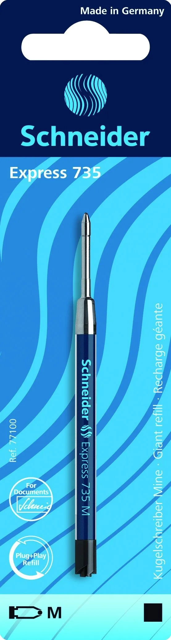 schneider-express-735-kugelschreibermine-m-schwarz-g2 image 1