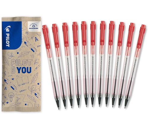pilot-bps-matic-kugelschreiber-10-1-gratis-rot-feine-spitze-0-7-mm image 7