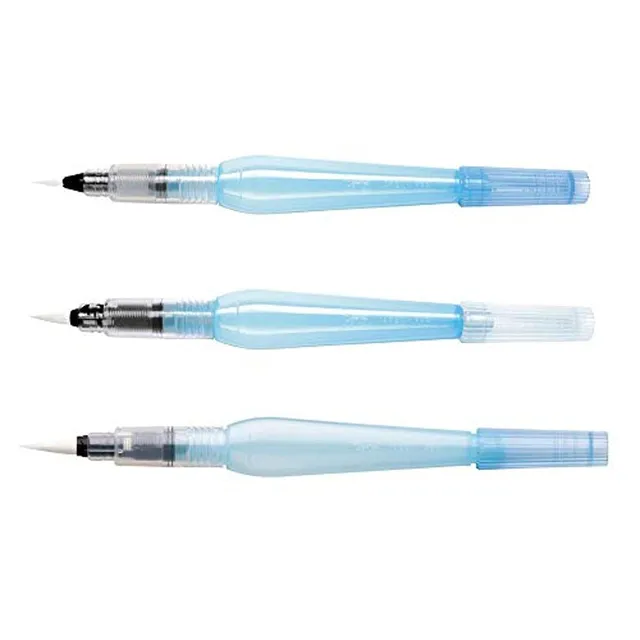 pentel-aquash-xfrh-3-bfm-wassertankpinsel-3er-set-rund-fein-medium-breit image 1