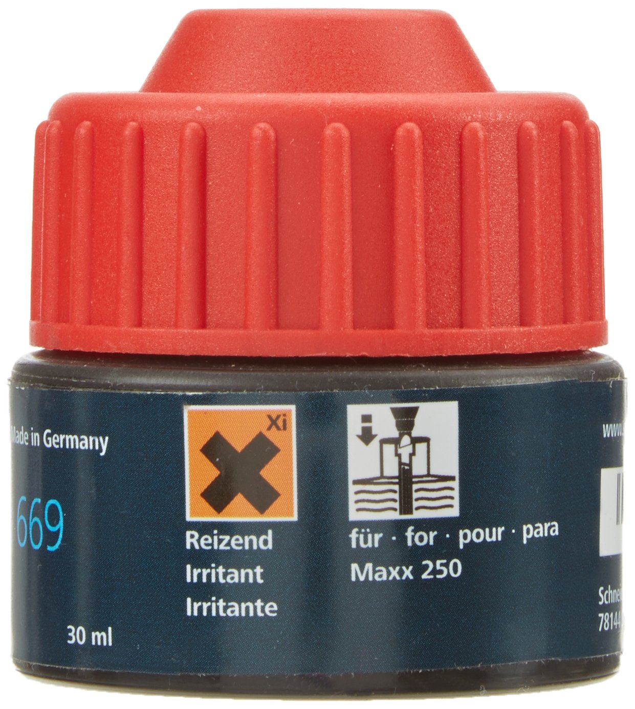 schneider-maxx-669-refill-station-nachf-lltinte-permanent-marker-30-ml-rot image 2