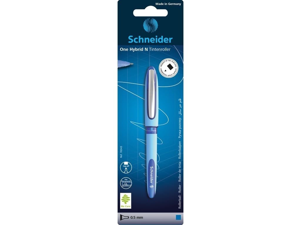 schneider-one-hybrid-c-5-tintenroller-4er-etui-schwarz-blau-rot-gr-n-0-5-mm image 5