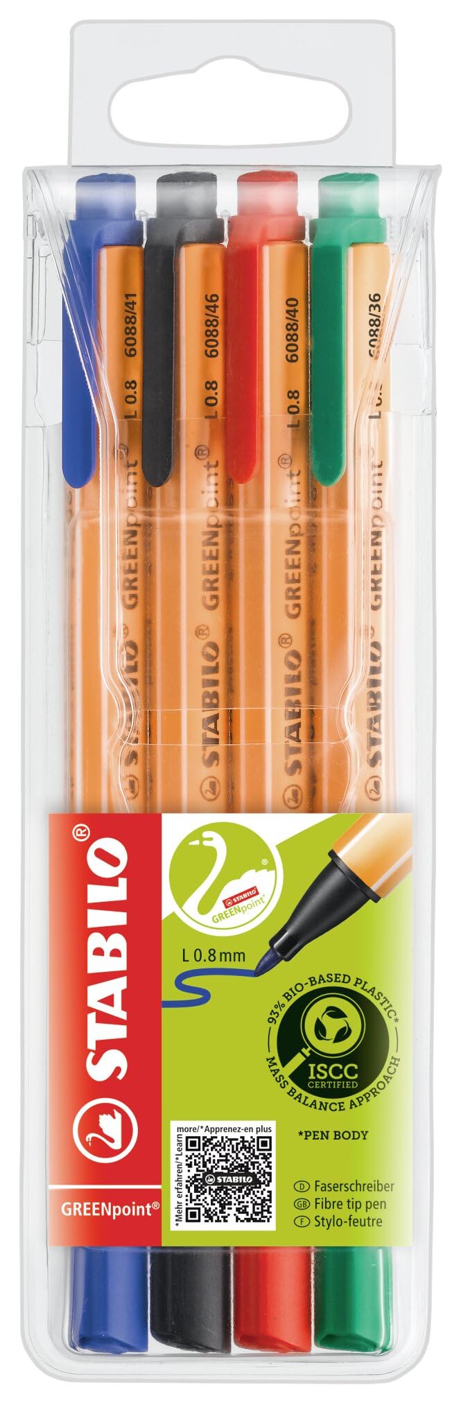 stabilo-greenpoint-umweltfreundlicher-filzschreiber-0-8-mm image 1