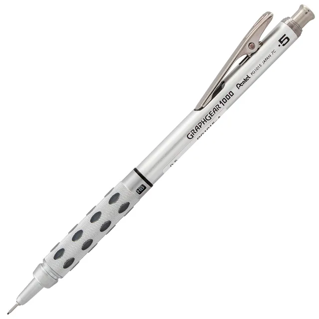 pentel-graphgear1000-druckbleistift-0-3-mm-hb-edelstahl image 1