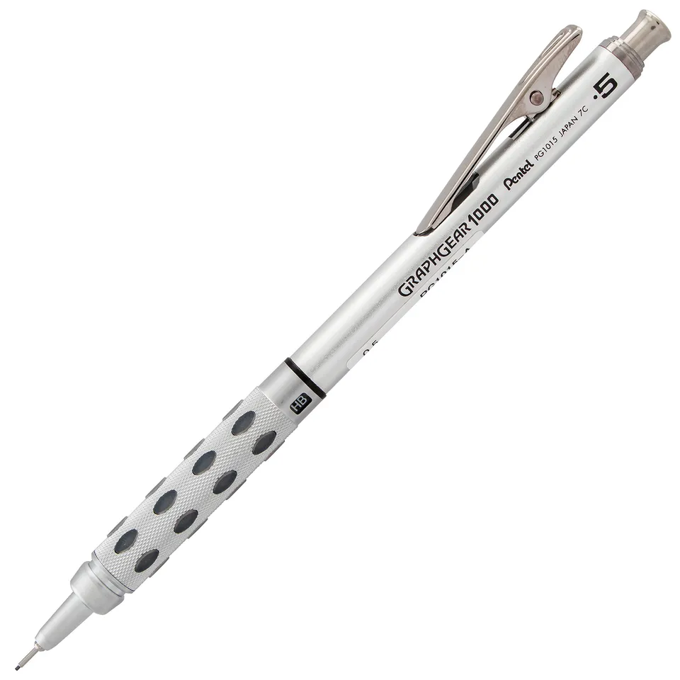 pentel-graphgear1000-druckbleistift-0-3-mm-hb-edelstahl image 1