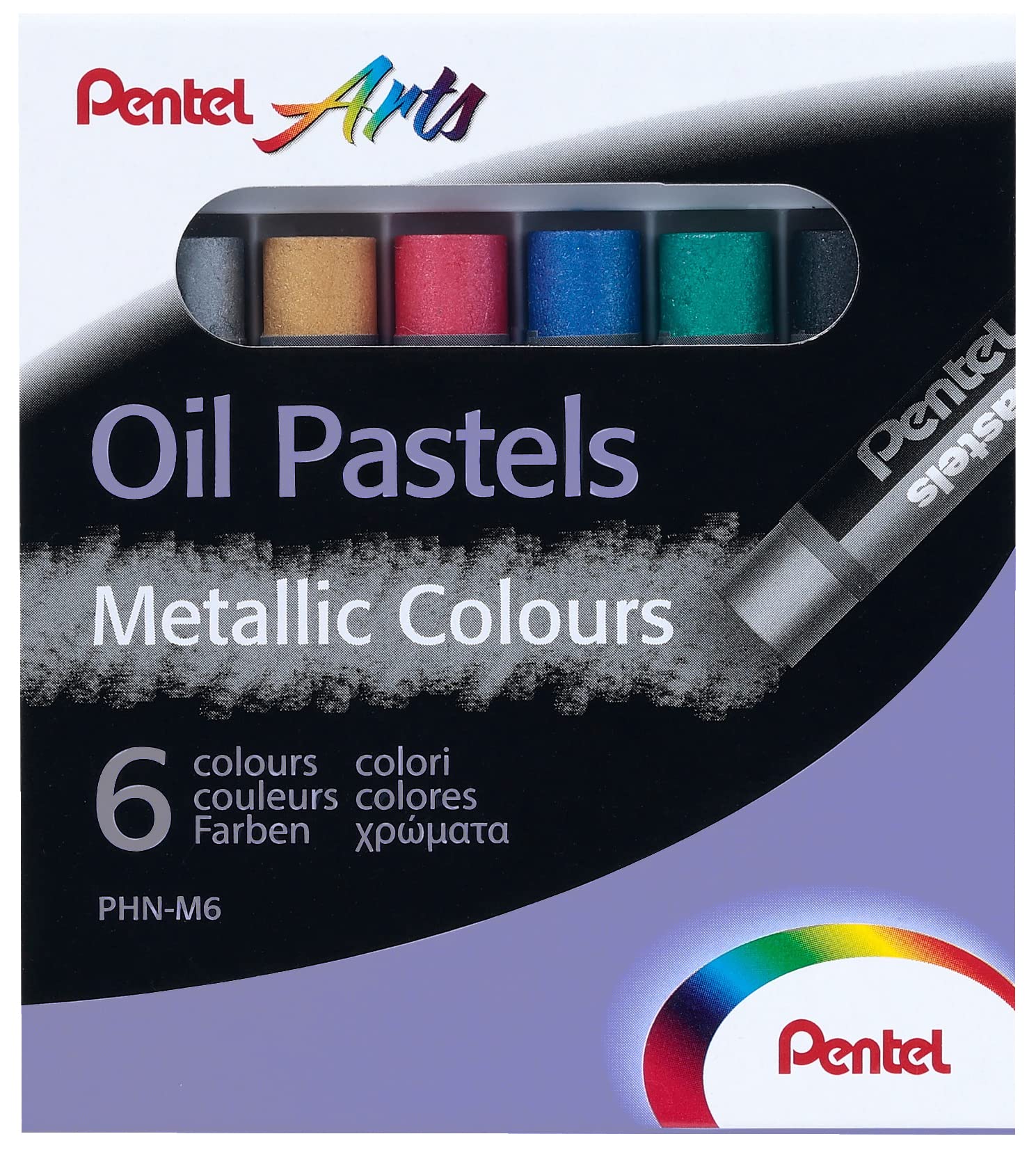 pentel-phn-m6-metallic-lkreiden-6er-set image 1