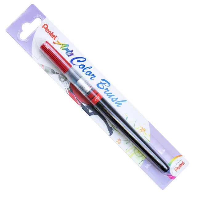 pentel-xgfl-102x-colour-brush-pinselstift-rot-aquarelltinte image 1