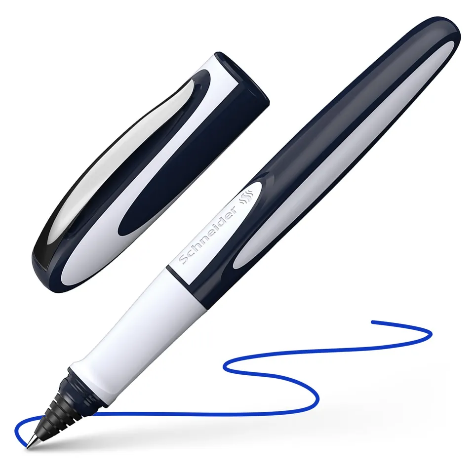 schneider-ray-tintenroller-m-blau-geh-use-tiefblau-hellgrau image 1