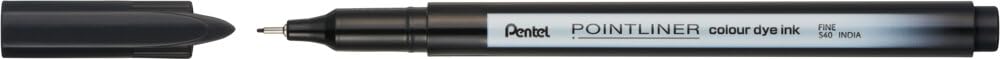 pentel-pointliner-s40-fineliner-0-4-mm-schwarz-12-st-ck image 2