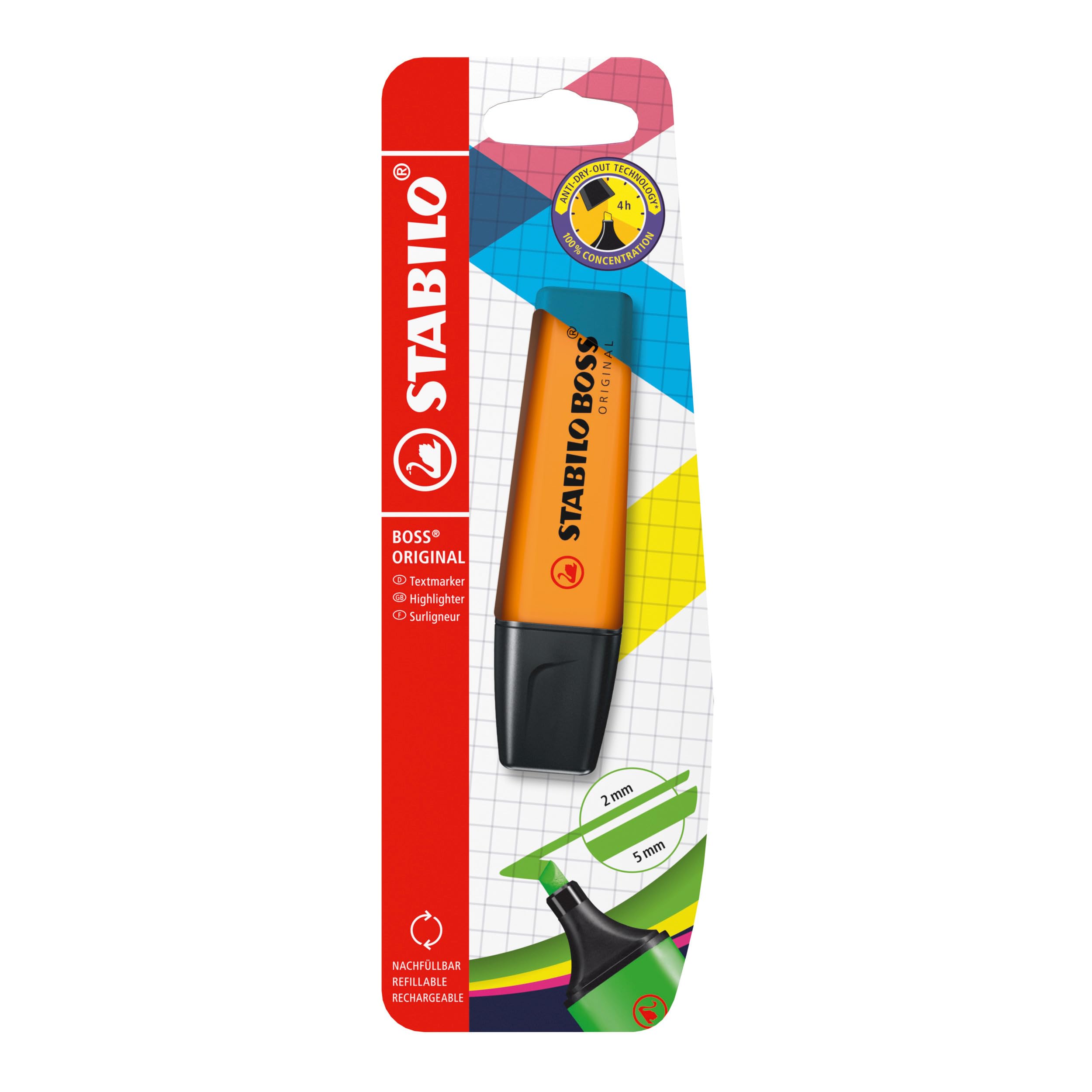 stabilo-boss-original-textmarker-design-klassiker-2-5-mm-keilspitze image 1