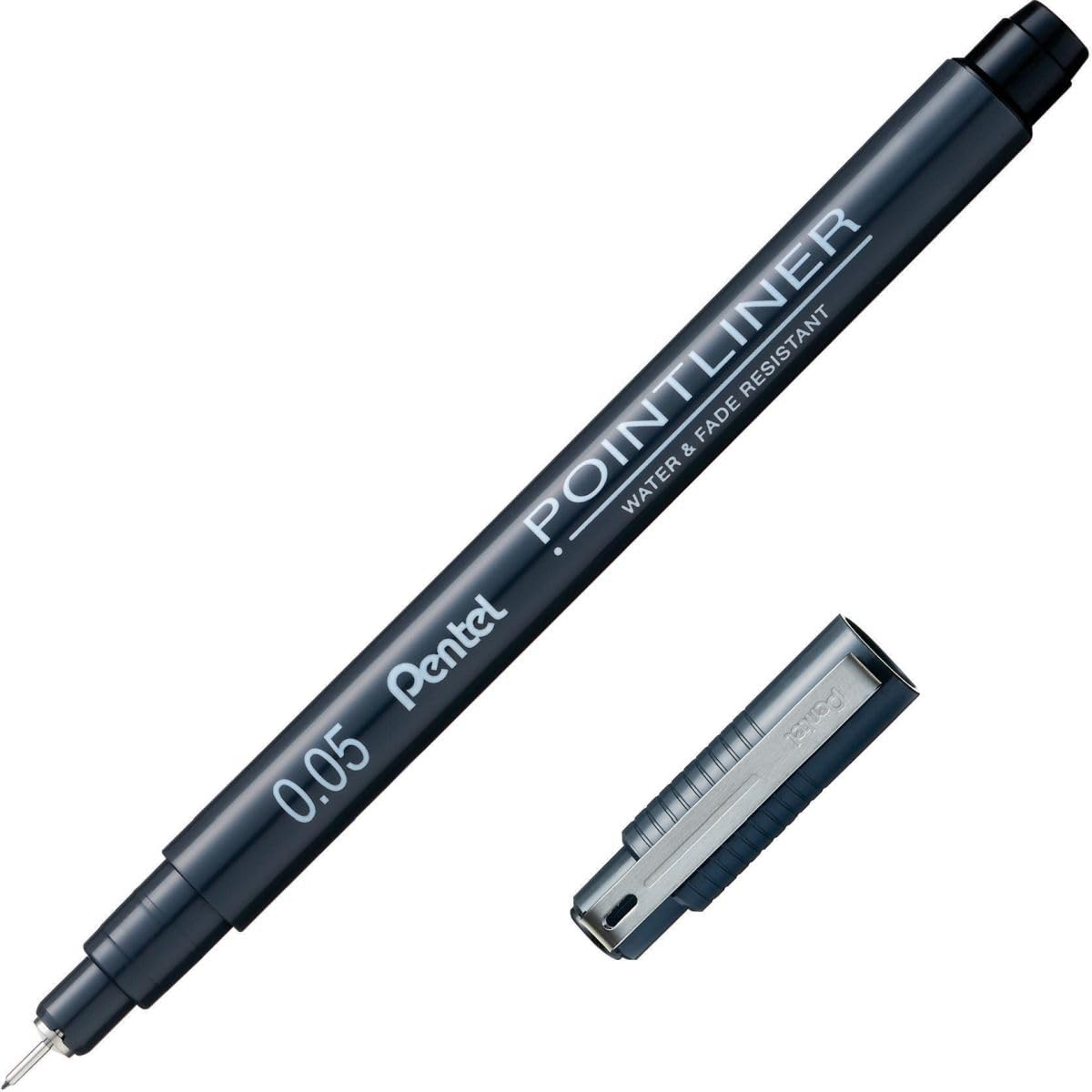 pentel-pointliner-s20p-5n-fineliner-grau-0-5-mm-wasserfest image 8