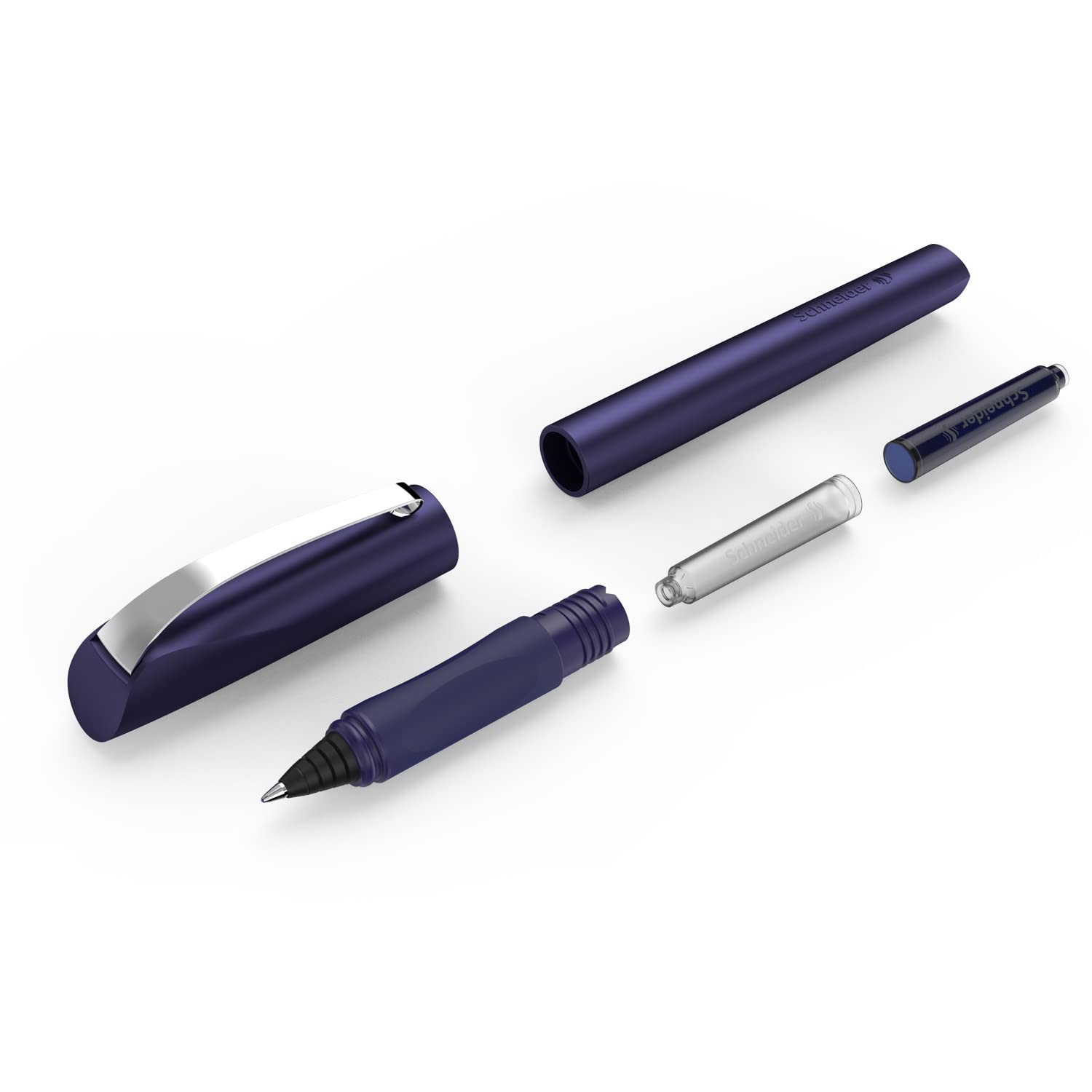 schneider-ceod-shiny-tintenroller-m-pacific-blue-mit-patrone image 4