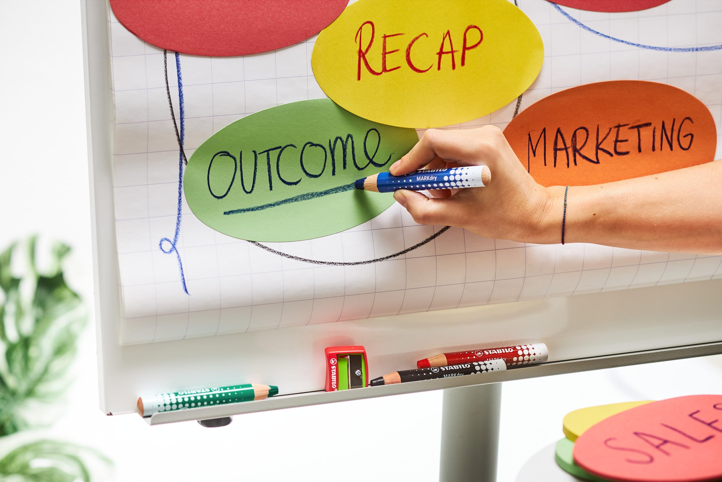 stabilo-markdry-whiteboard-und-flipchartmarker-holzgef-hrt-trocknet-nicht-aus image 4