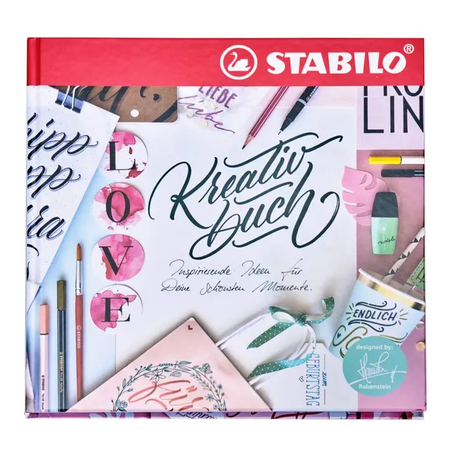 stabilo-kreativbuch-diy-und-bastelbuch-f-r-erwachsene-lettering-projekte-94-seit image 1