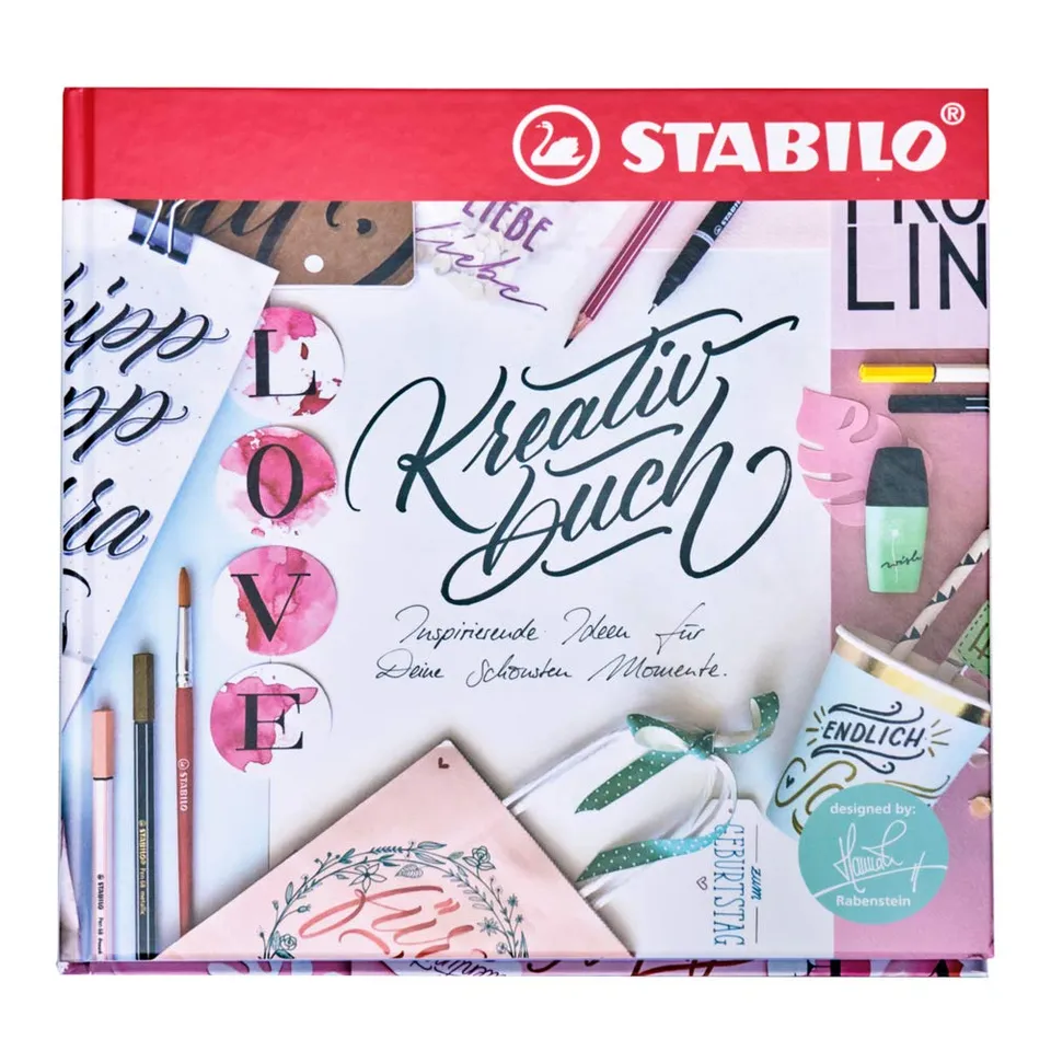 stabilo-kreativbuch-diy-und-bastelbuch-f-r-erwachsene-lettering-projekte-94-seit image 1