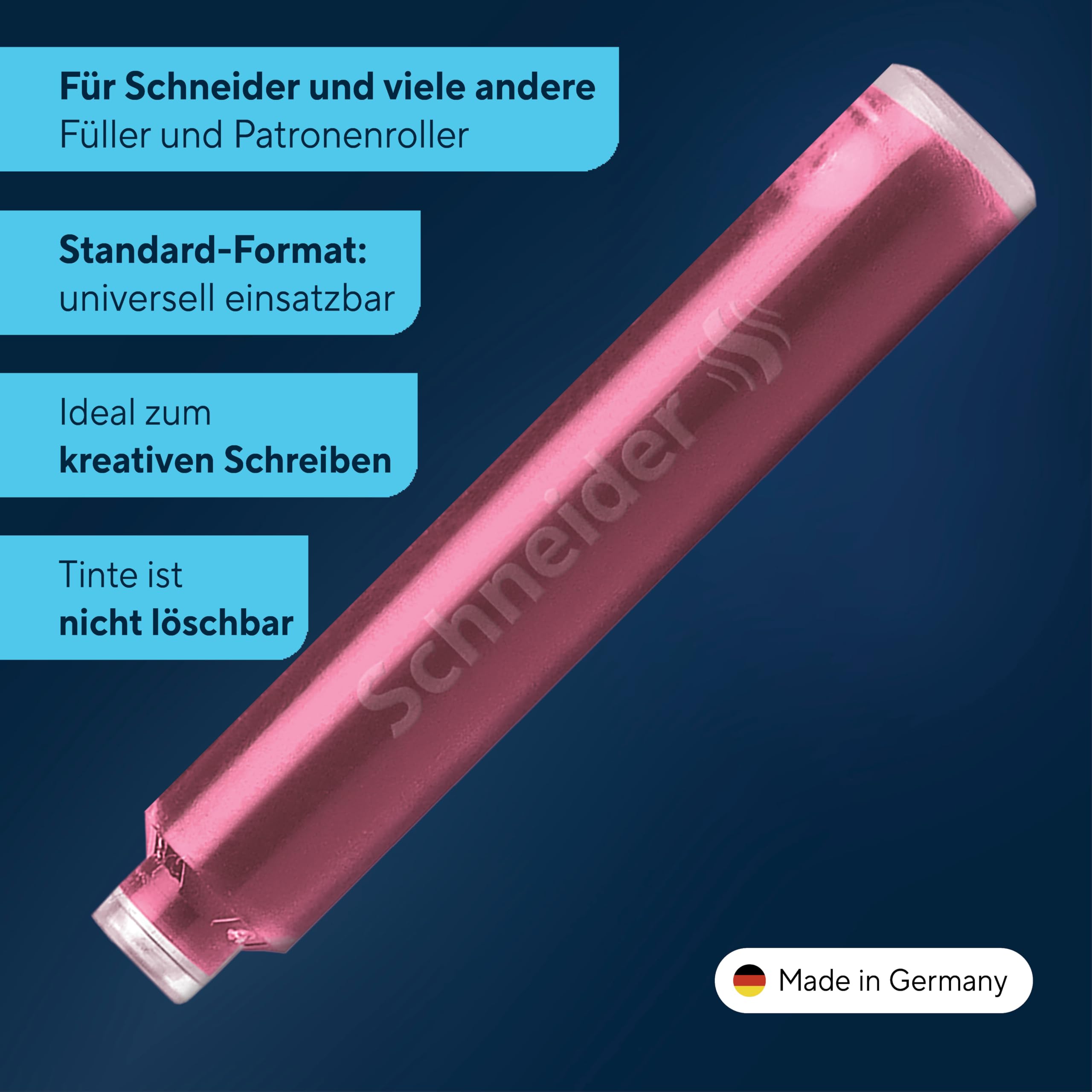 schneider-pastell-tintenpatrone-rose-standard-patronen-f-r-f-ller-6-st-ck image 2