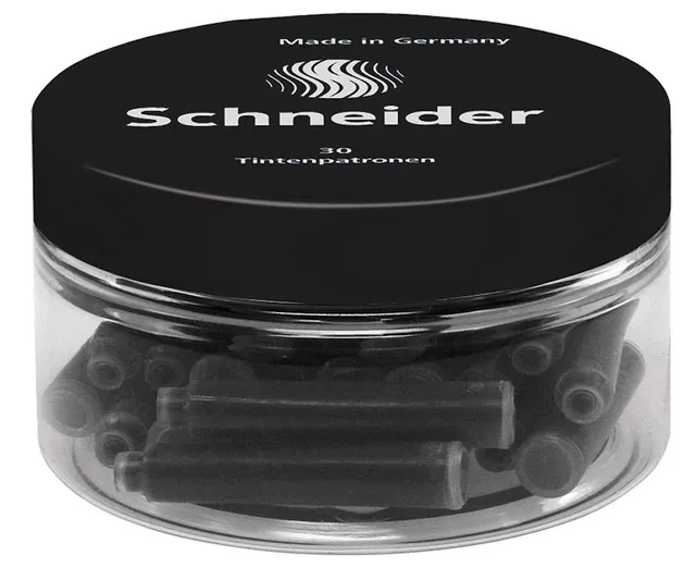 schneider-tintenpatrone-standard-schwarz-30er-runddose image 1