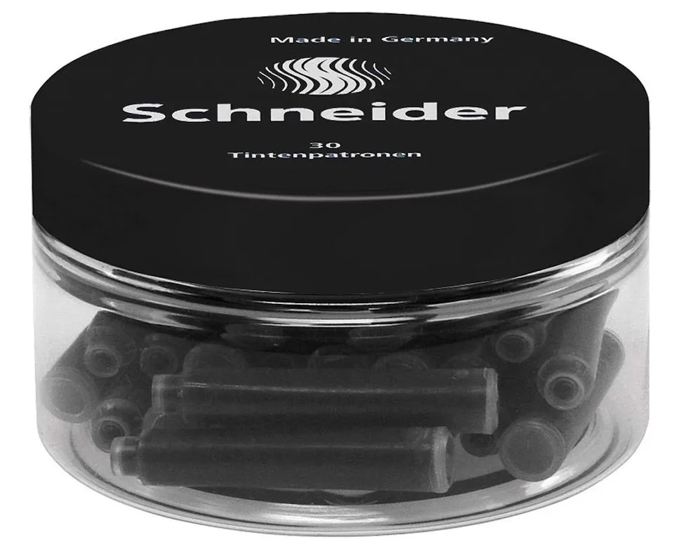 schneider-tintenpatrone-standard-schwarz-30er-runddose image 1