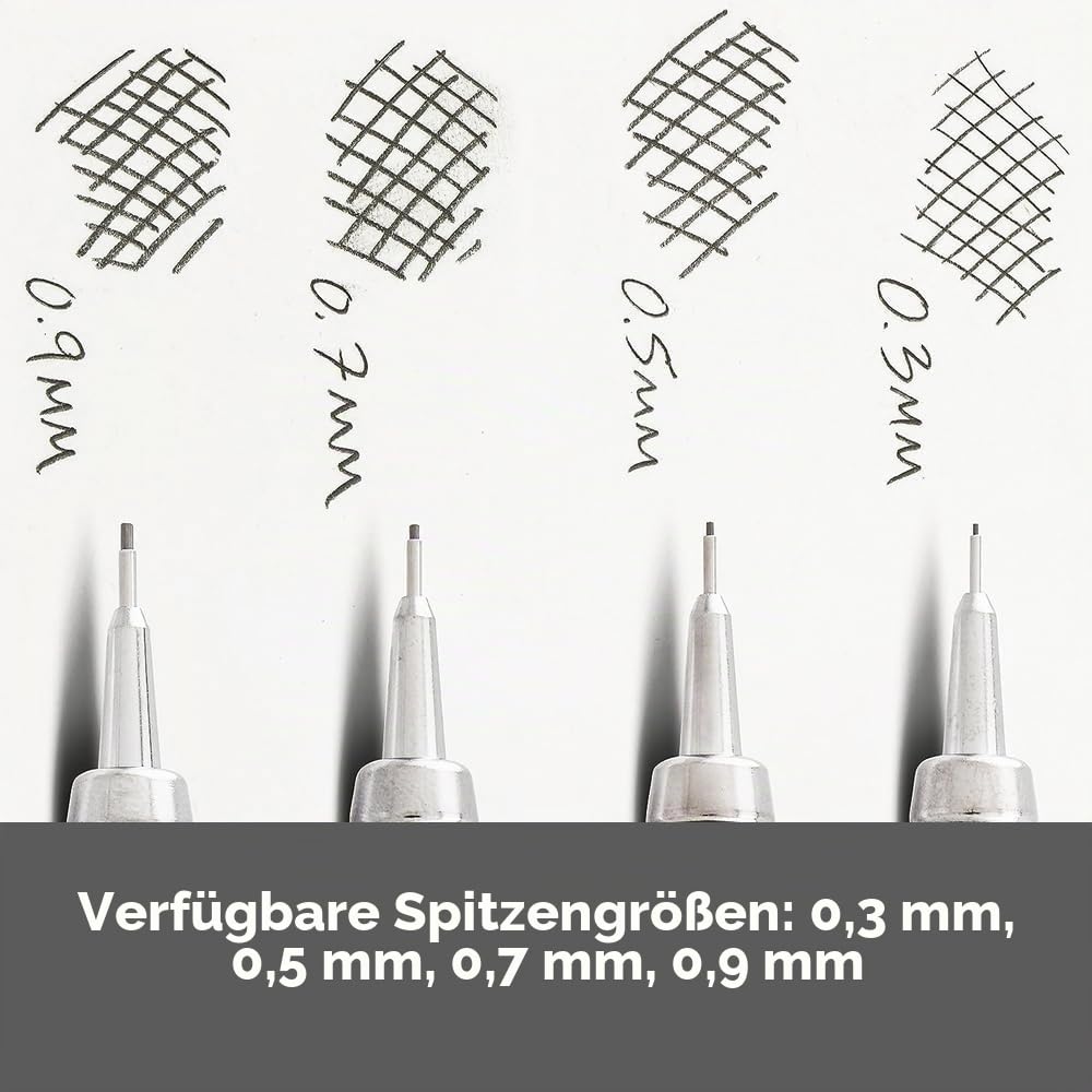 pentel-graphgear-500-pg515-druckbleistift-0-5-mm-hb-mit-metall-griffzone image 2