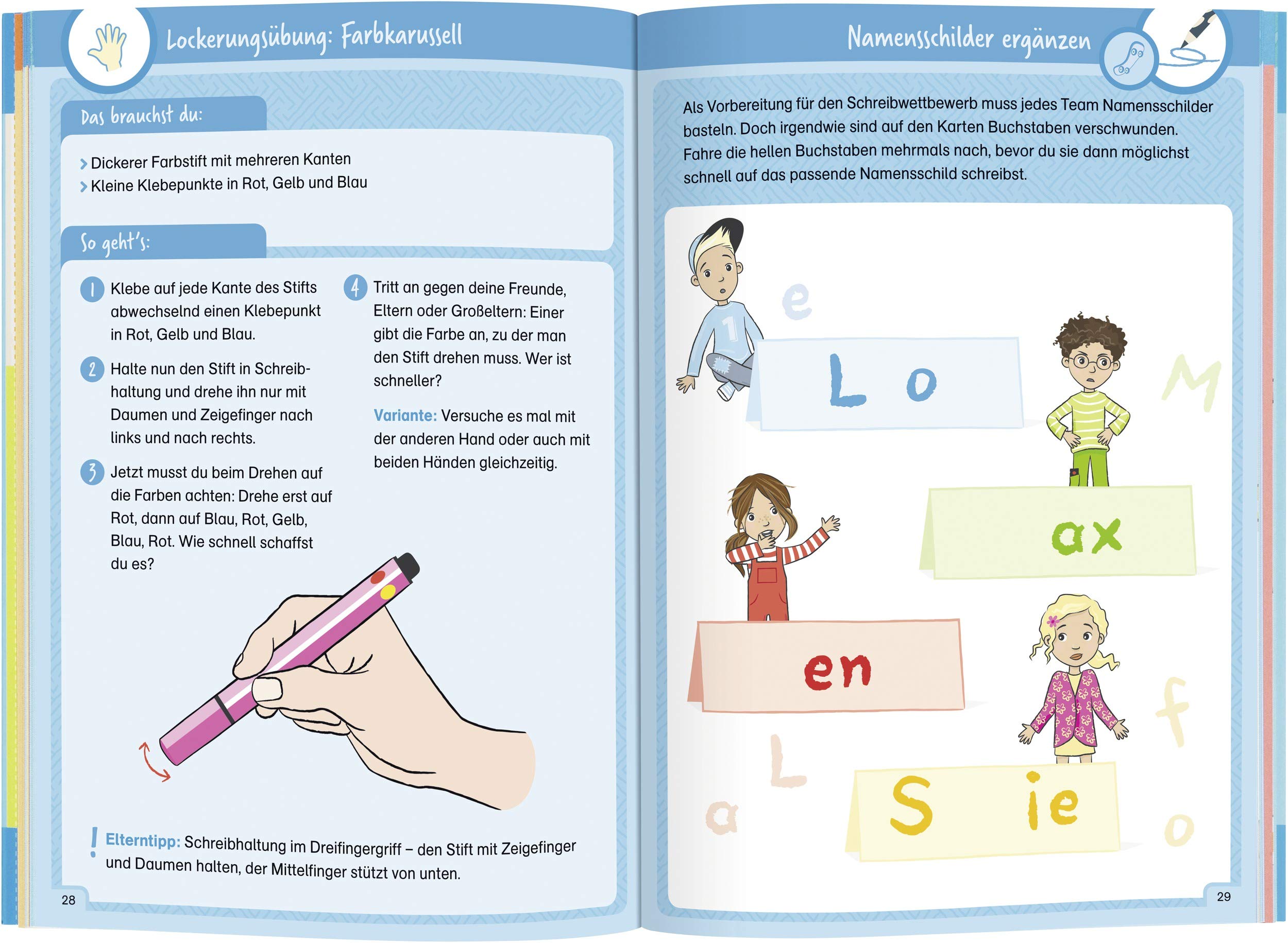 stabilo-schreibmotorik-bungsheft-tempo-1-2-klasse-leichter-schreiben-lernen image 2
