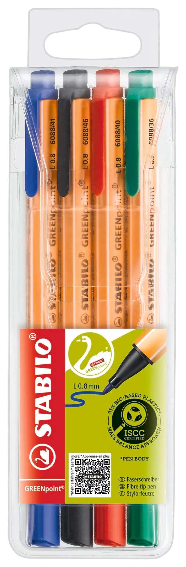stabilo-greenpoint-umweltfreundlicher-filzschreiber-0-8-mm image 1