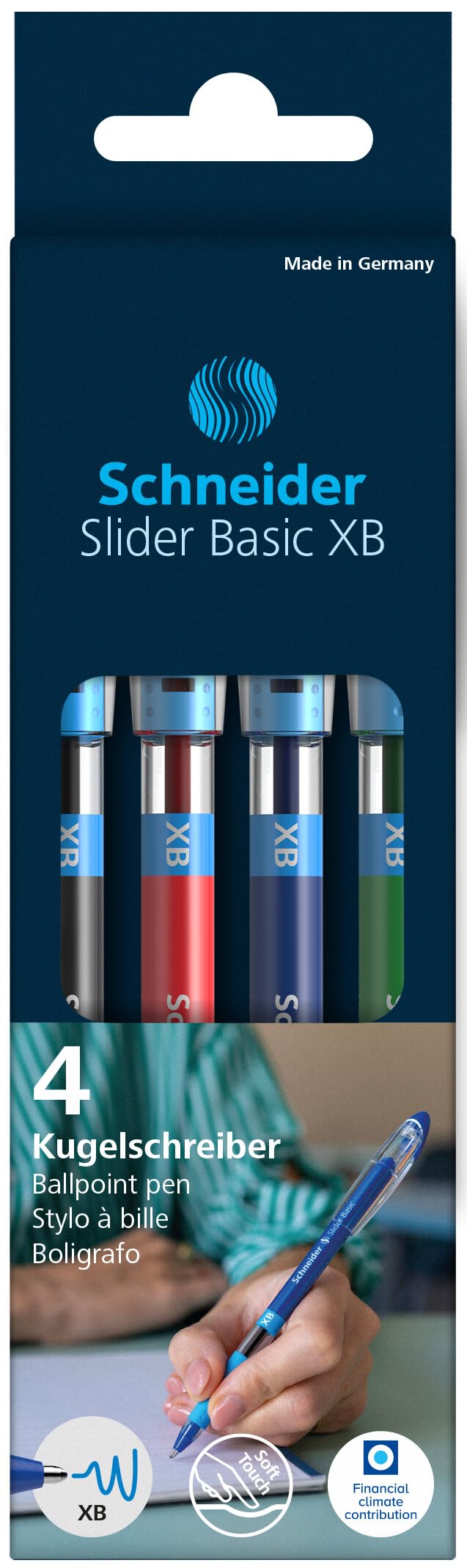 schneider-slider-basic-151294-kugelschreiber-xb-4er-etui-sortiert image 5
