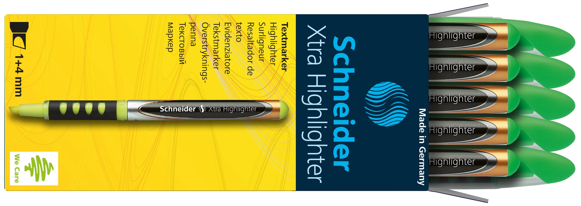 schneider-xtra-140-textmarker-gr-n-10er-packung-keilspitze-1-4-mm-liquid-ink image 6