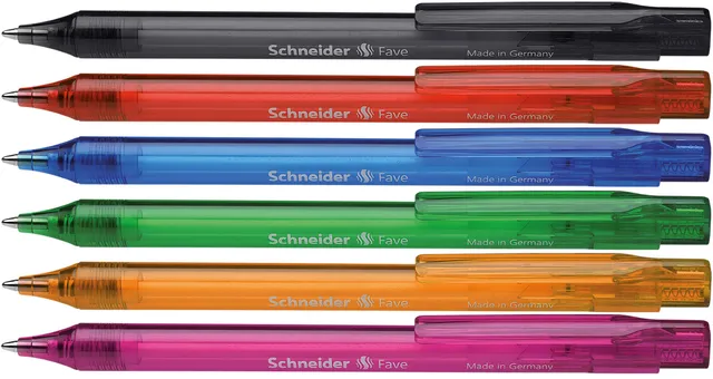 schneider-fave-kugelschreiber-m-50er-pack-sortiert-blau-schreibend image 1