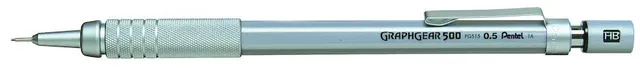 pentel-graphgear-500-pg515-druckbleistift-0-5-mm-hb-mit-metall-griffzone image 1
