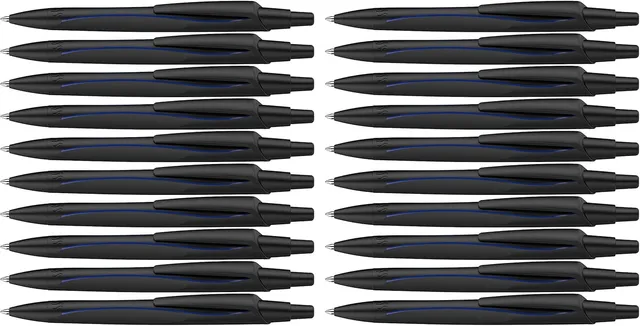 schneider-reco-kugelschreiber-aus-recycling-kunststoff-blau-20er-pack-schwarz image 1