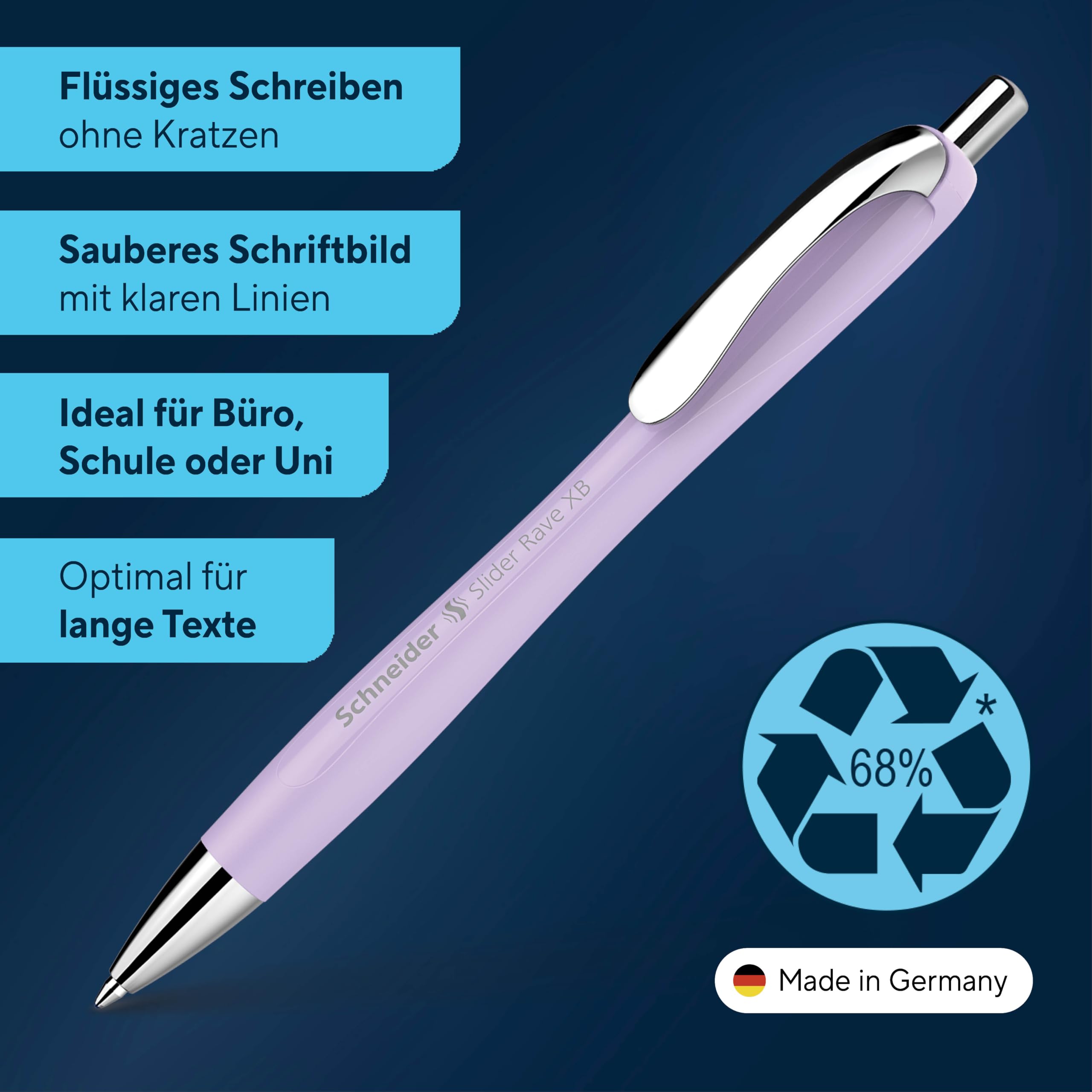 schneider-slider-rave-xb-kugelschreiber-bl-tenrosa-5-st-ck image 2