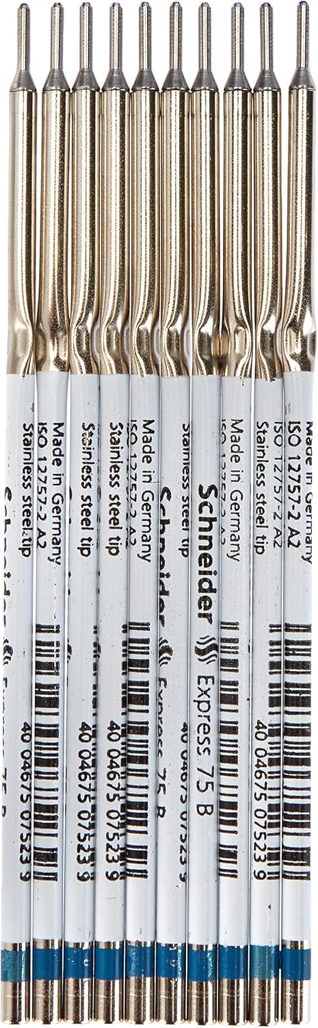 schneider-express-75-b-kugelschreibermine-blau-10er-pack-dokumentenecht image 1