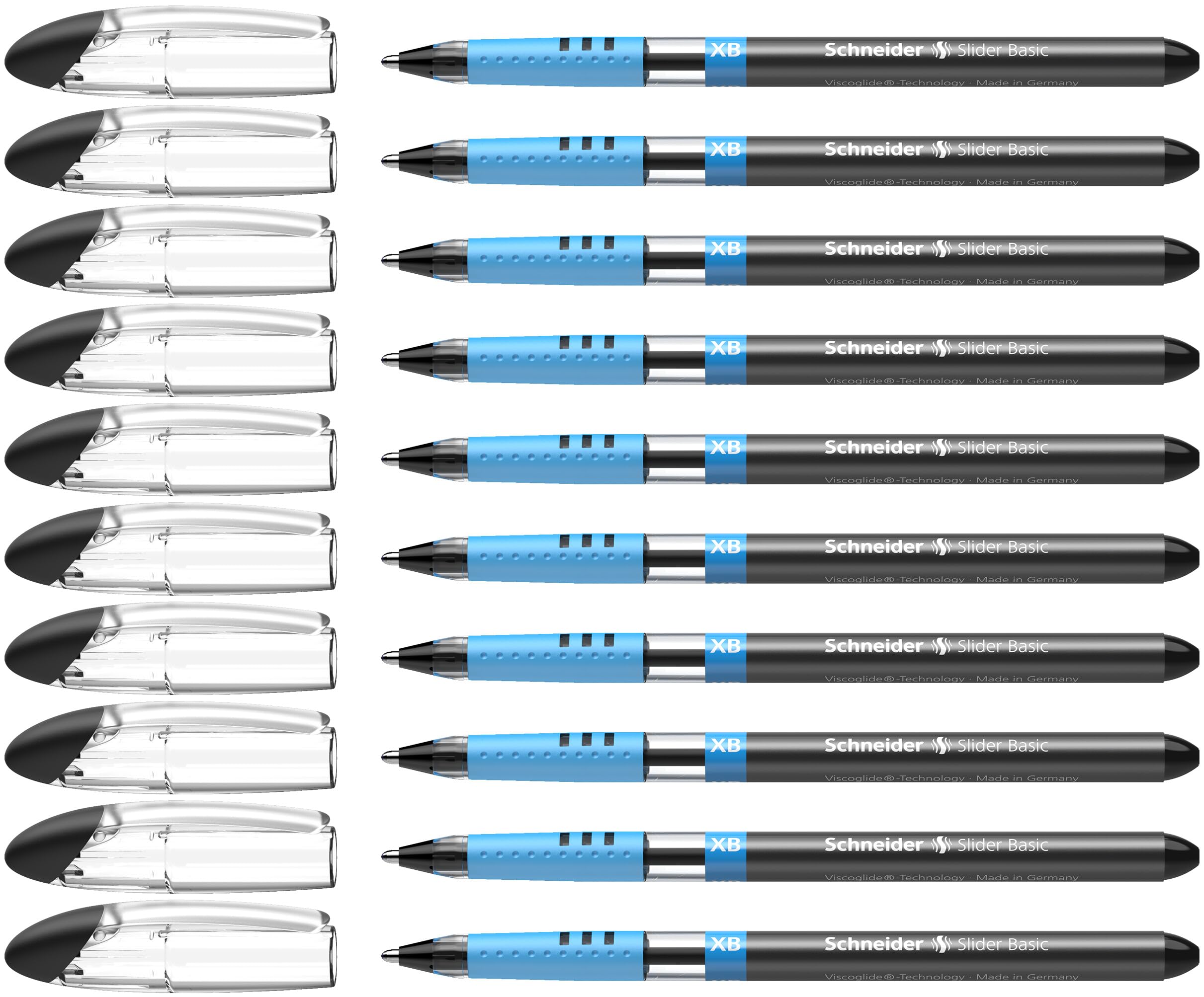 schneider-slider-basic-151201-kugelschreiber-xb-schwarz-10er-pack image 1