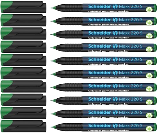 schneider-maxx-220-s-universal-marker-permanent-0-4-mm-10er-pack-gr-n image 8