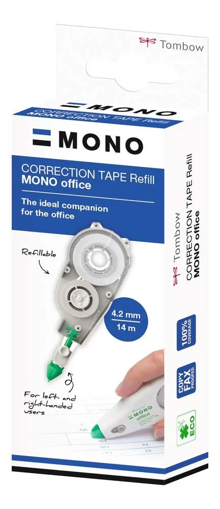 tombow-mono-office-nachf-llkassette-ct-cre4-korrekturroller-4-2-mm-x-14-m image 1