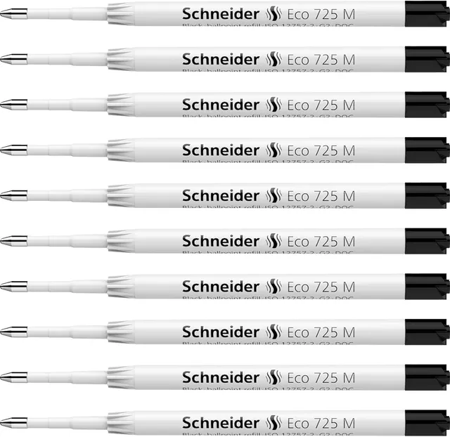 schneider-eco-725-kugelschreibermine-m-schwarz-g2-10-st-ck image 1