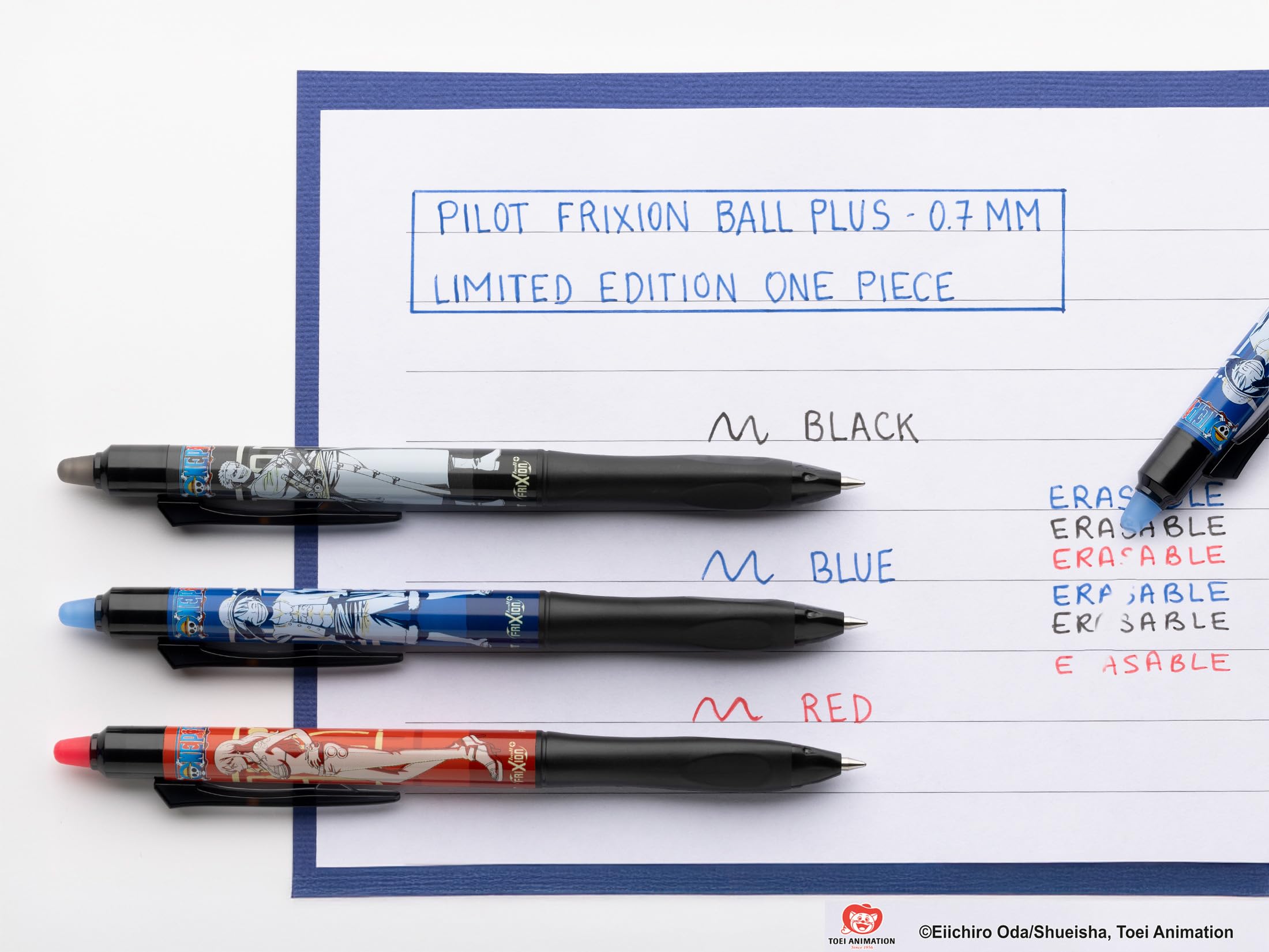 pilot-frixion-ball-plus-one-piece-0-7-mm-3er-set-mit-minen-und-sticker image 6
