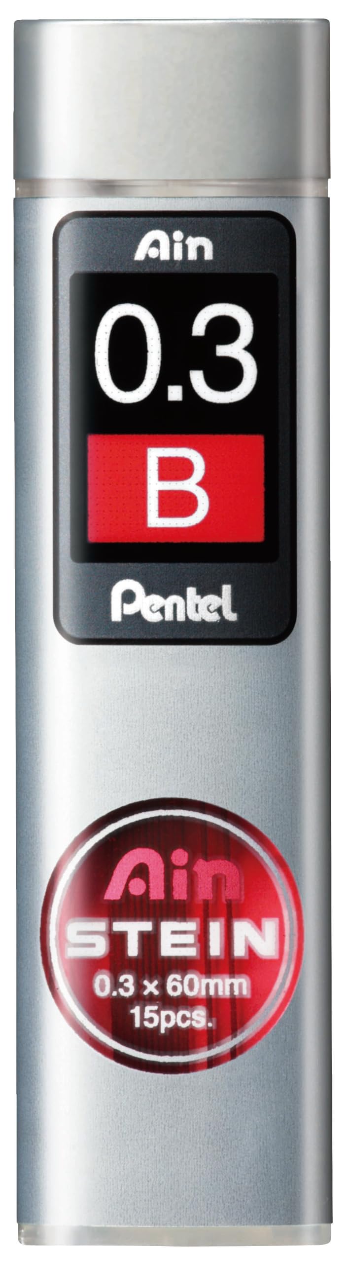 pentel-ain-stein-c273-feinminen-0-3-mm-hb-15-minen-dose image 2