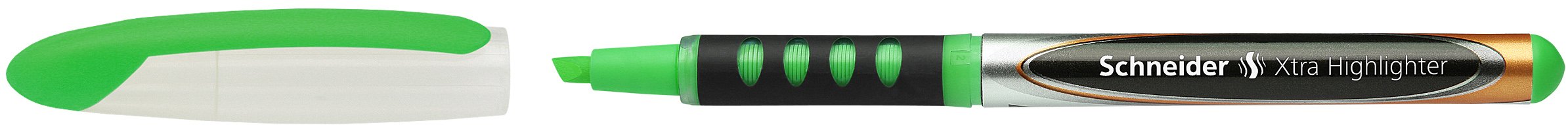 schneider-xtra-140-textmarker-gr-n-10er-packung-keilspitze-1-4-mm-liquid-ink image 3