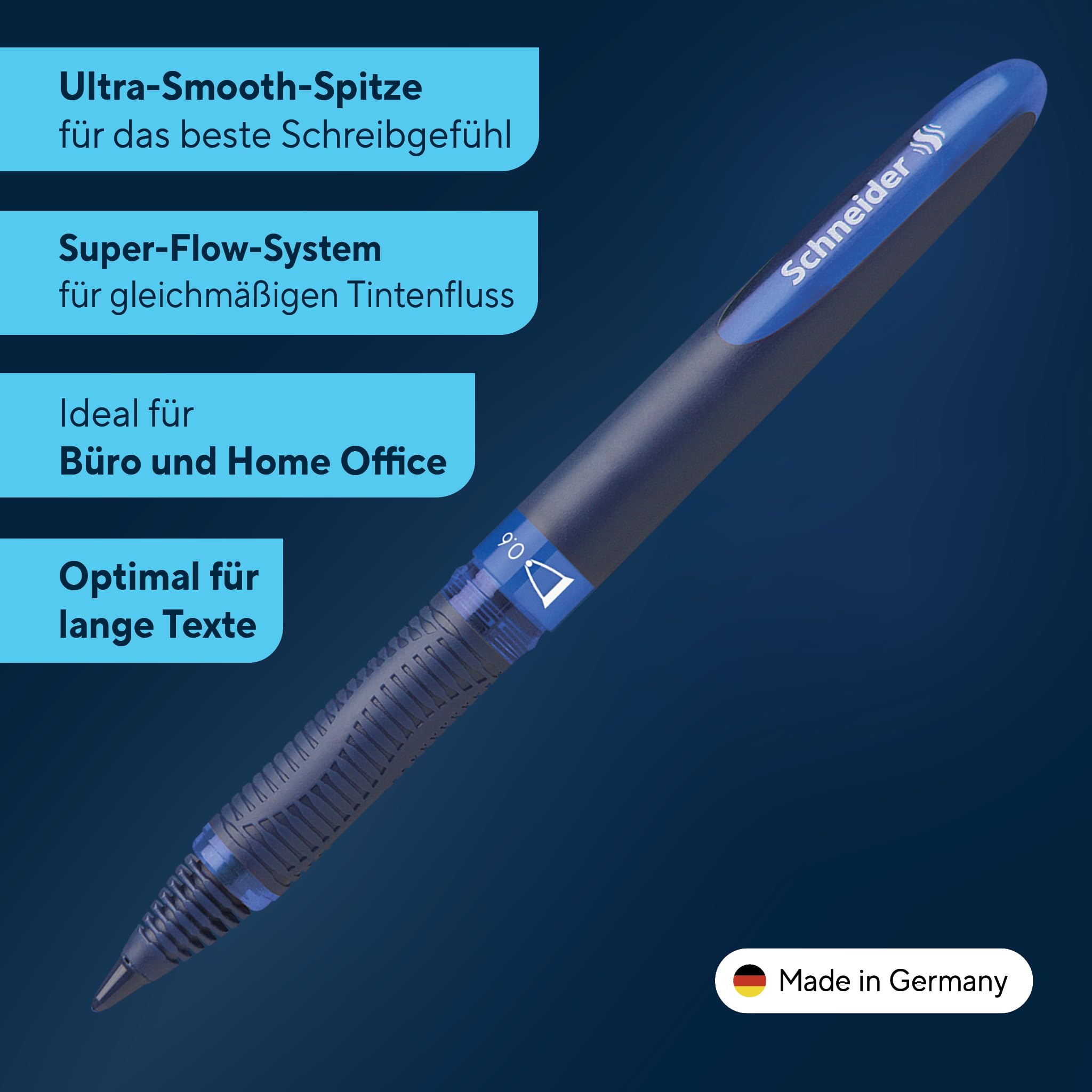 schneider-one-business-tintenroller-0-6-mm-dokumentenecht-blau image 2