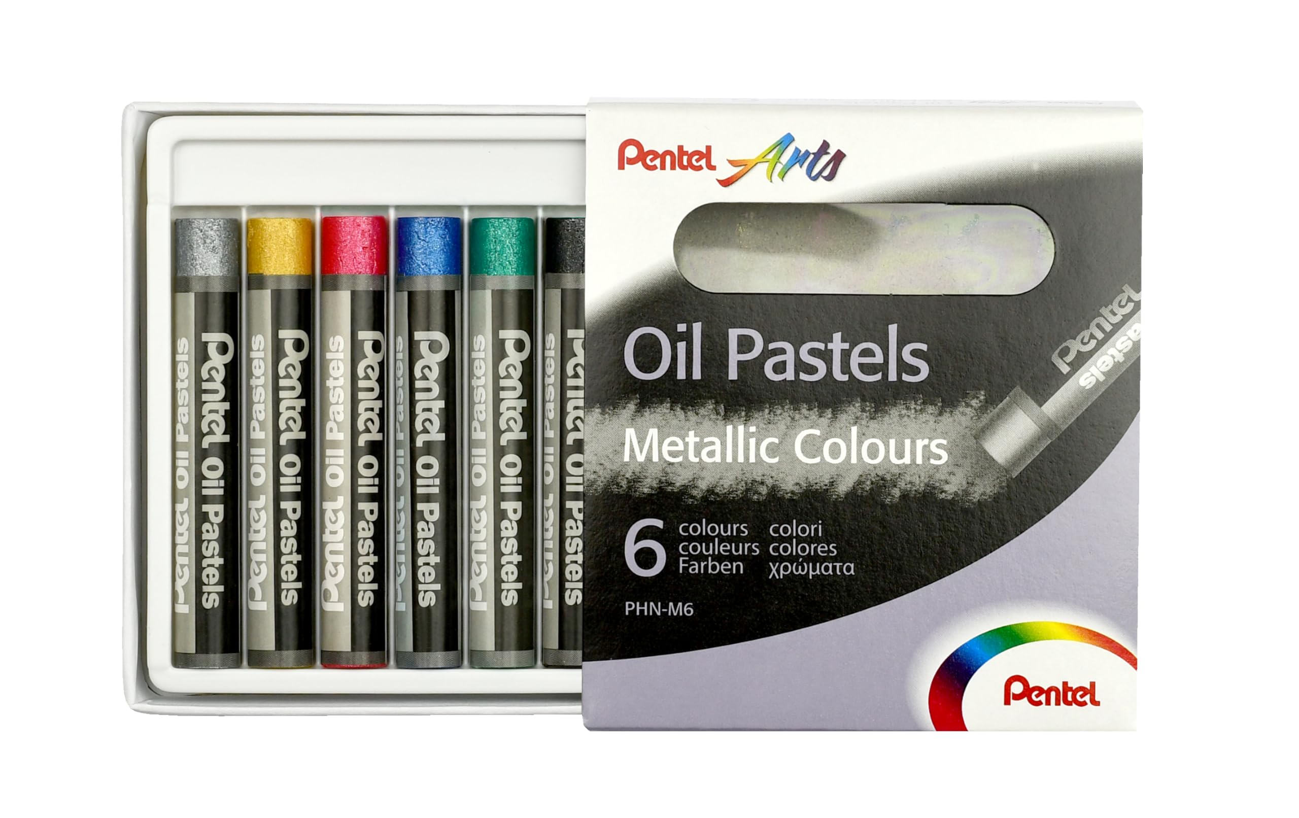 pentel-phn-m6-metallic-lkreiden-6er-set image 3