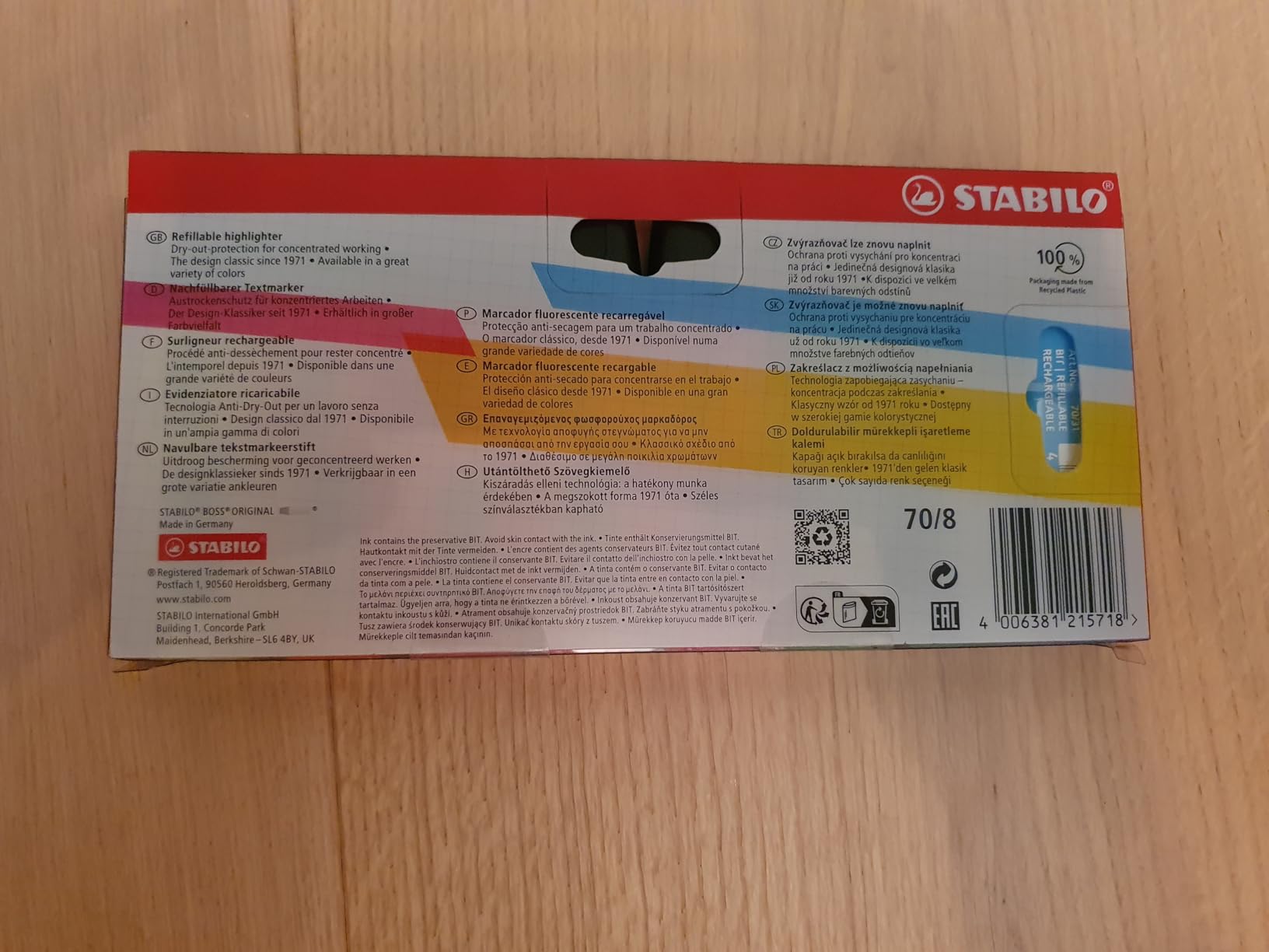 Trocknet nicht aus