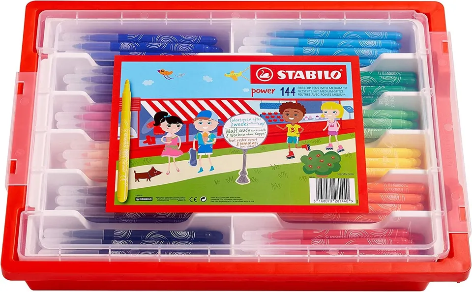 stabilo-power-filzstift-30-farben-set-mit-2-mm-spitze image 1