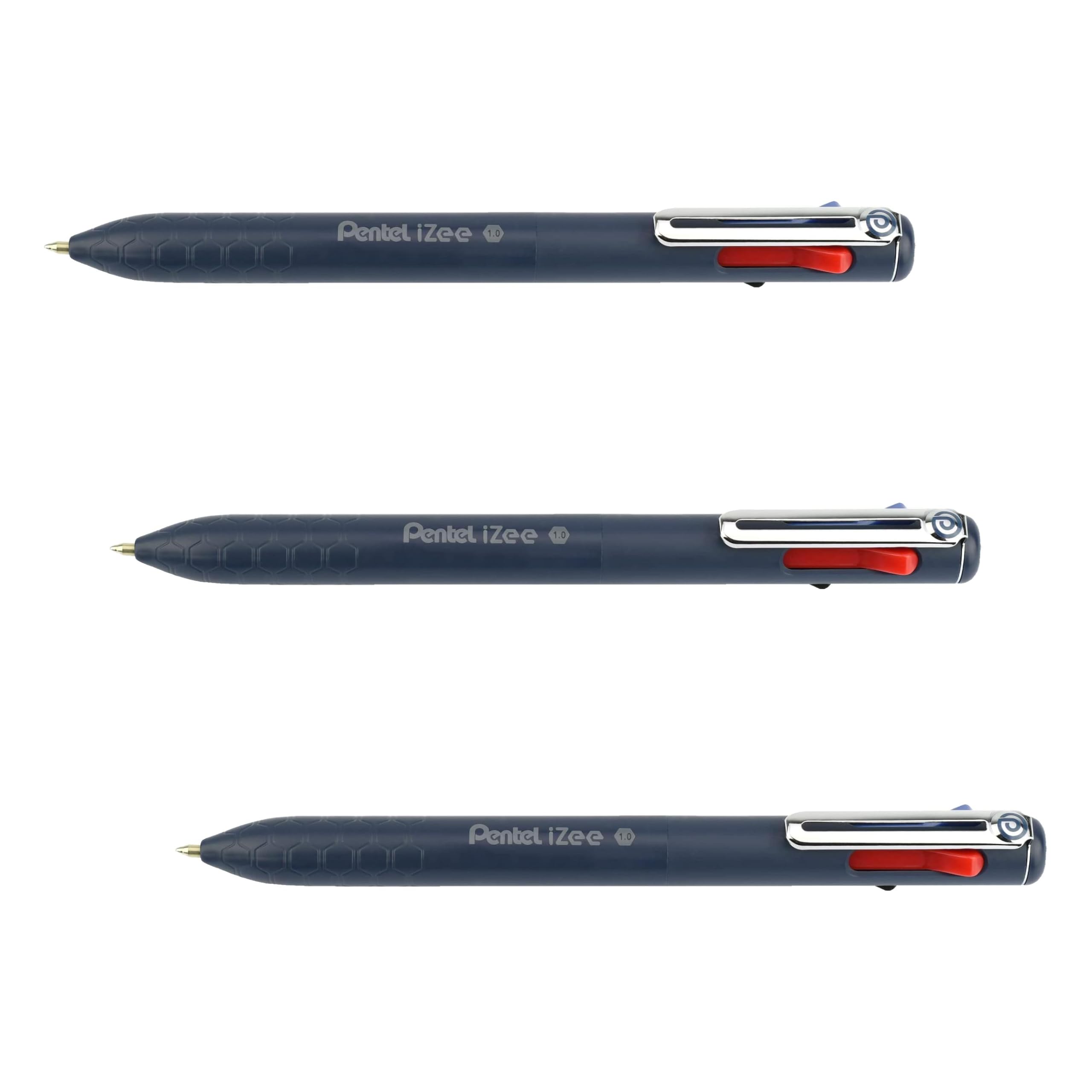 pentel-izee-bxc470-lc-4-farben-kugelschreiber-0-5-mm-orange-hellblau-pink-violet image 4