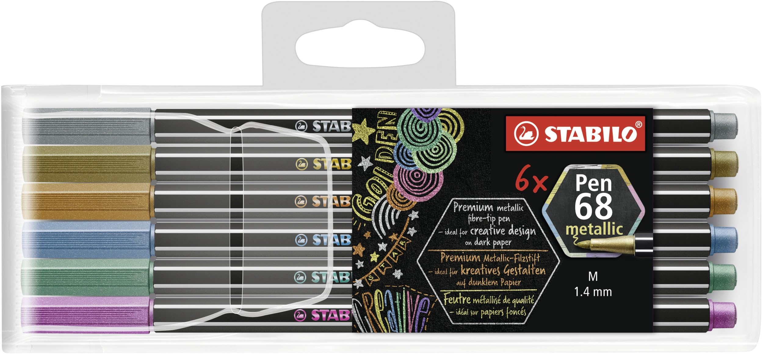 stabilo-pen-68-metallic-premium-filzstift-metallic-effekt image 1