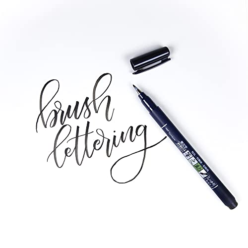 tombow-fudenosuke-ws-bh-brush-pen-mit-harter-spitze-schwarz image 8
