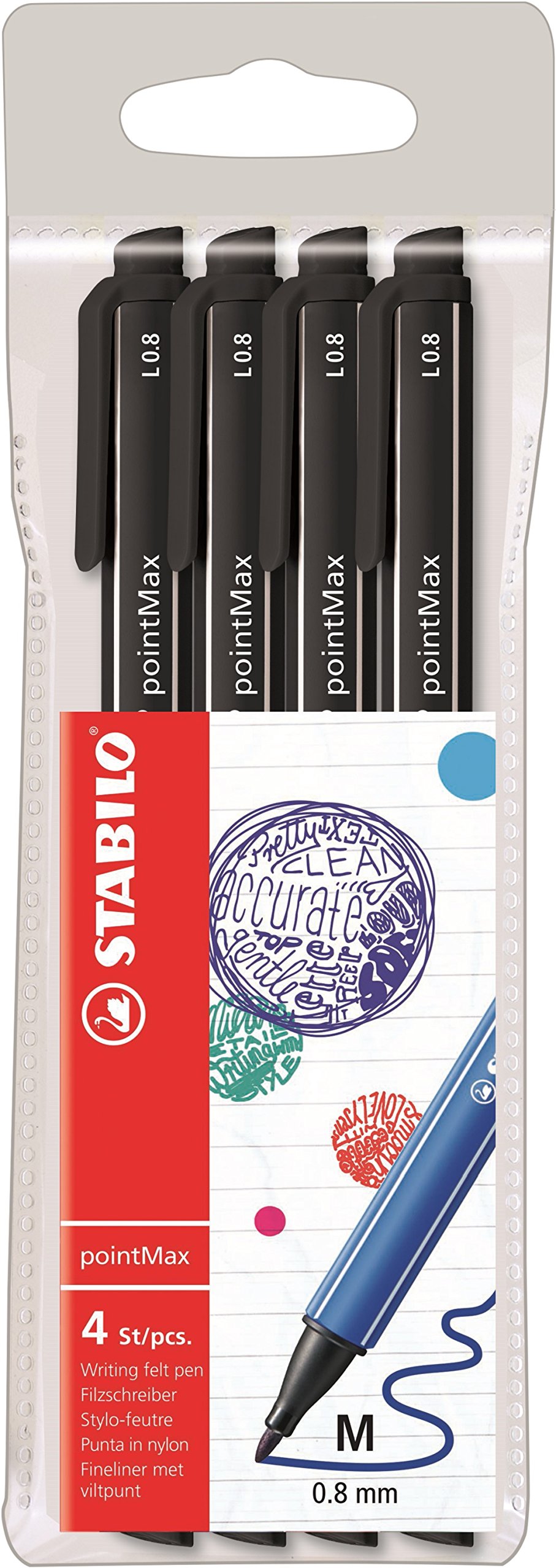 stabilo-pointmax-filzschreiber-0-8-mm-nylonspitze-3 image 1